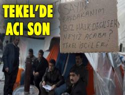 TEKEL'de acı son 