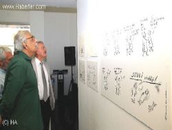 Tarık Ali, Galeri Kara'da Behiç Ak Sergisini Gezdi