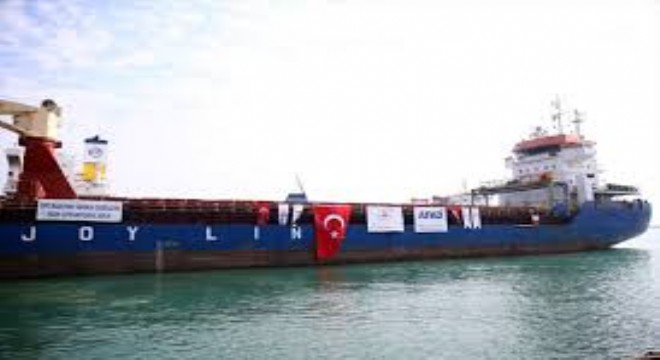 15. İyilik Gemisi, Gazze'ye 1956 Ton Yardım Taşıyor
