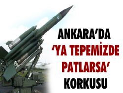 Ankara'da 'ya tepemizde patlarsa' endişesi 