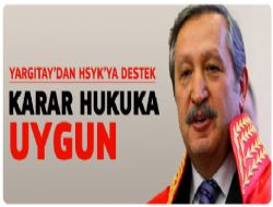 Yargıtay Başkanı'ndan HSYK'ya destek