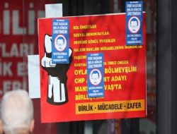 Seçim öncesi afiş krizi