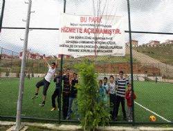 Belediye açmayınca çocuklar açtı