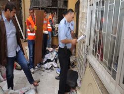 Temizlik ekiplerini böcekler karşıladı