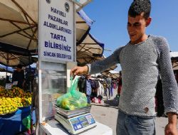 Akıllı tartı kontrol ediyor