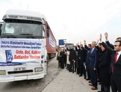 Suriyelilere 5 TIR yardım
