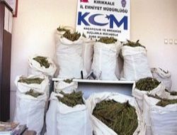 Kırıkkale de 252 kilo esrar