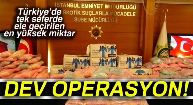3 ilde dev uyuşturucu operasyonu: Türkiye'de tek seferde ele geçirilen en yüksek miktar