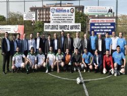 Belediye personeli sahada