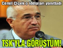 Cemil Çiçek'ten iddialara yanıt