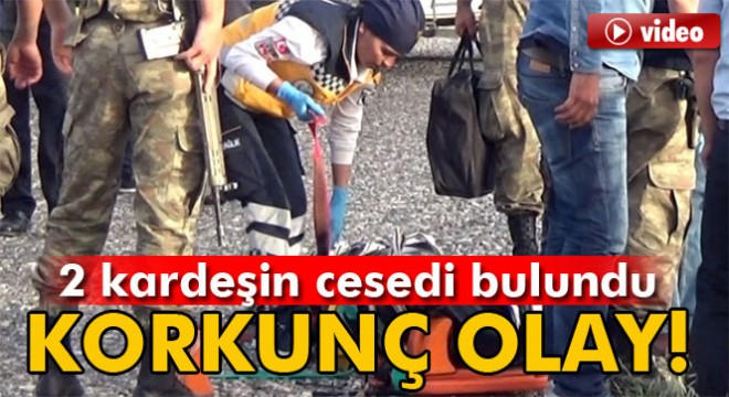 Adıyaman'da 2 kardeşin cesedi bulundu