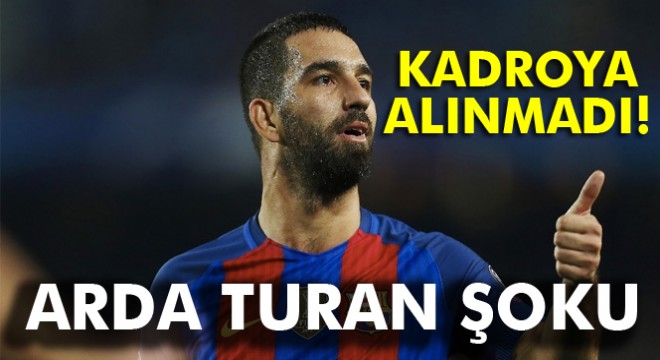 Arda Turan hakkında şok karar