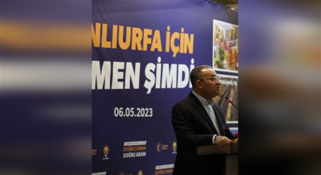 Bakan Bozdağ, Şanlıurfa'da basınla bir araya geldi