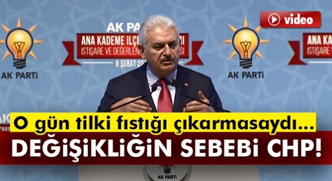 Başbakan Binali Yıldırım: Anayasa değişikliğinin sebebi...