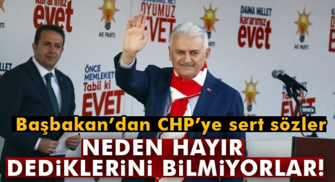 Başbakan Yıldırım: 