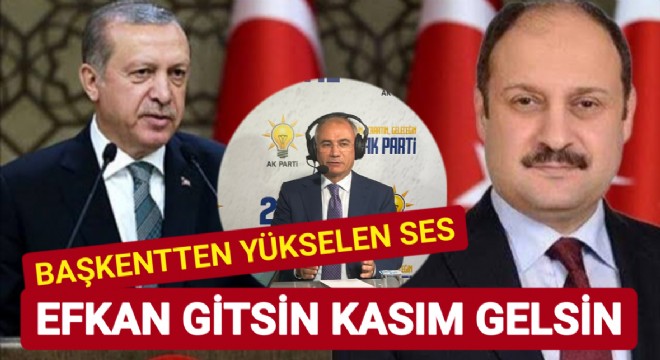 Başkentte Vatandaş: “Efkan Gitsin, Kasım Gelsin” Diyor
