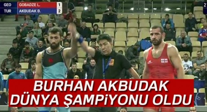 Burhan Akbudak, Dünya şampiyonu oldu