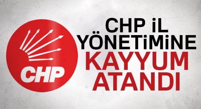 CHP Bolu İl Yönetimine kayyum atandı