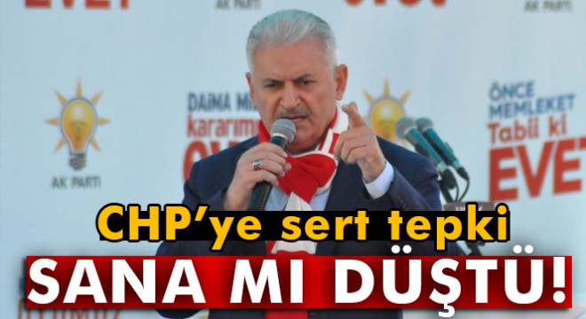 CHP'ye sert tepki: Sana mı düştü Başbakanı korumak?