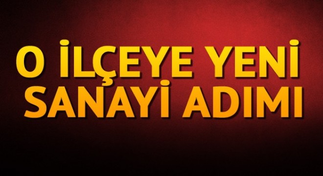 Çubuk'a yeni sanayi sitesi