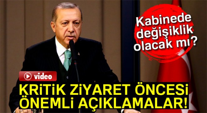 Cumhurbaşkanı Erdoğan'dan Belçika ziyareti öncesi önemli açıklamalar