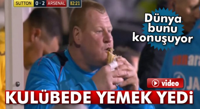Dünya bunu konuşuyor: Kulübede yemek yedi