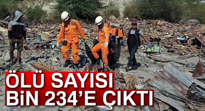 Endonezya'da ölü sayısı bin 234'e çıktı