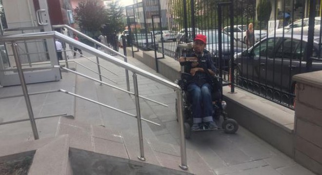 Engelliye 'RAM'pa yokuşu