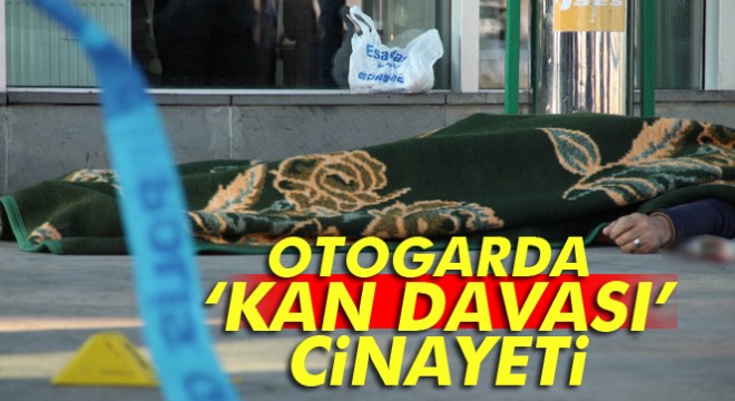 Erzurum Otogarında 'Kan davası' cinayeti