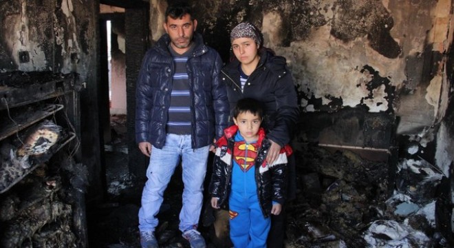 Evleri küle döndü hayatları karardı