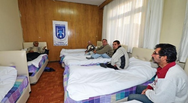 Evsizelere sıcak yuva