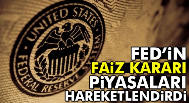 FED'den (ABD Merkez Bankası) flaş faiz kararı