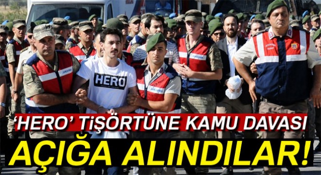 ‘HERO' tişörtüne kamu davası açıldı