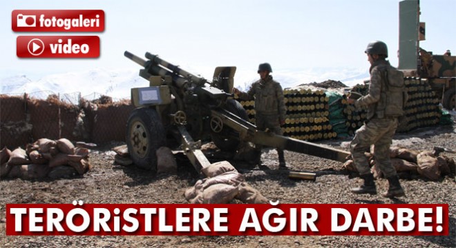 Hakkari'de Mehmetçik'ten teröristlere ağır darbe