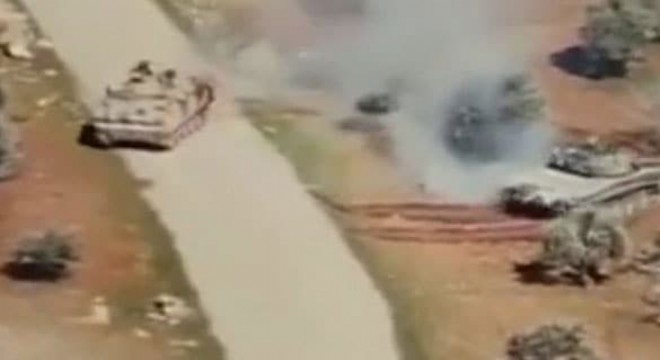 İdlib'de muhalifler, Esed'ın tankını ZPT ile kovaladılar