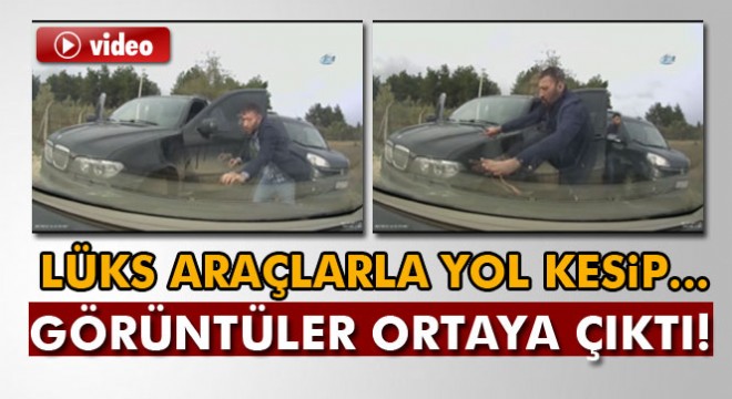 İzmir'de silahla yol kesip, 2 kişiyi kaçıran fidyeciler kamerada