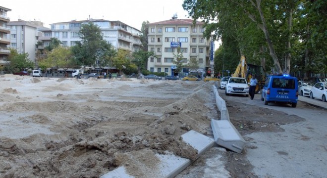 Kaçak otoparka engebeli müdahale