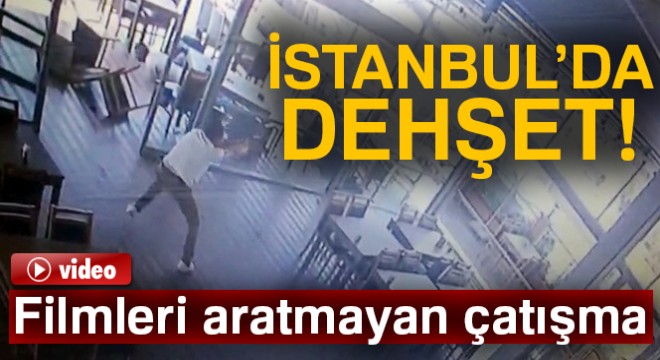 Kartal'da film sahnelerini aratmayan silahlı çatışma kamerada