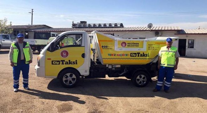 Keçiören'de ‘çöp taksi'