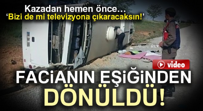Konya'da otobüs devrildi: 20 yaralı