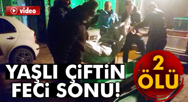 Konya'da yaşlı çift sobadan sızan gazdan zehirlenerek öldü