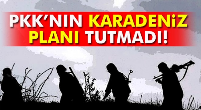 PKK'nın Karadeniz planı sekteye uğratıldı