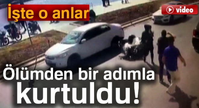 Sarıyer'de genç kız ölümden bir adımla kurtuldu