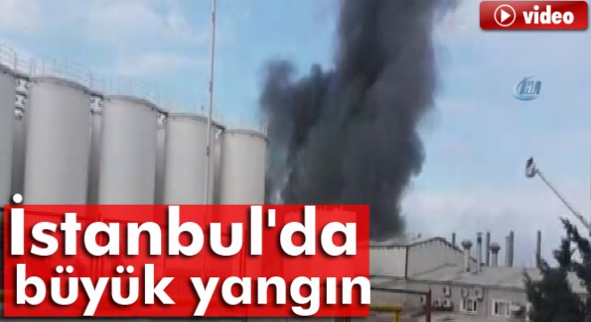 Son dakika! İkitelli Organize Sanayi Bölgesi'nde büyük yangın