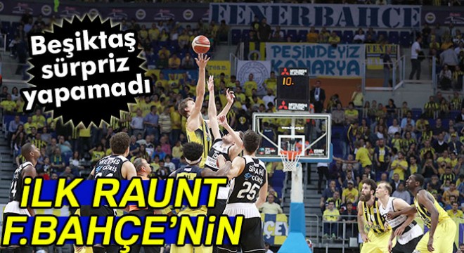 Spor Toto Basketbol Süper Ligi Play-Off 1. maçı: Fenerbahçe: 75 - Beşiktaş Sompo Japan: 69