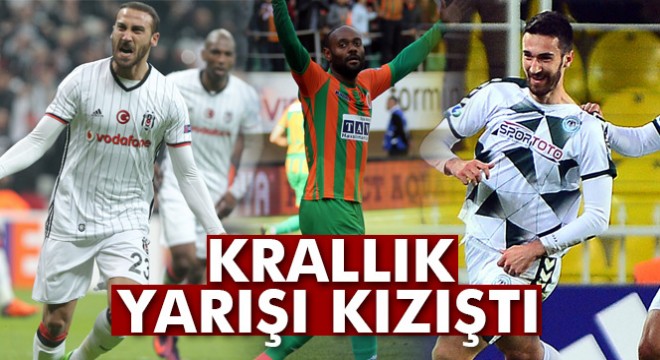 Süper Lig'de krallık yarışı kızıştı