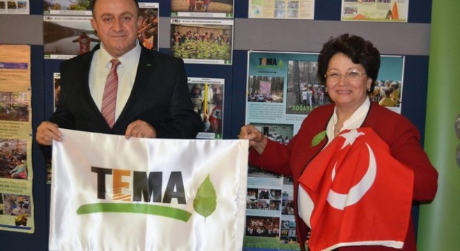 TEMA Ankara'da bayrak değişimi