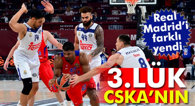THY Euroleague - Real Madrid: 70 - CSKA Moskova: 94