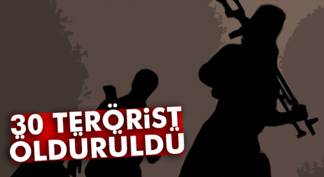 TSK: '30 DEAŞ terör örgütü mensubu etkisiz hale getirildi'