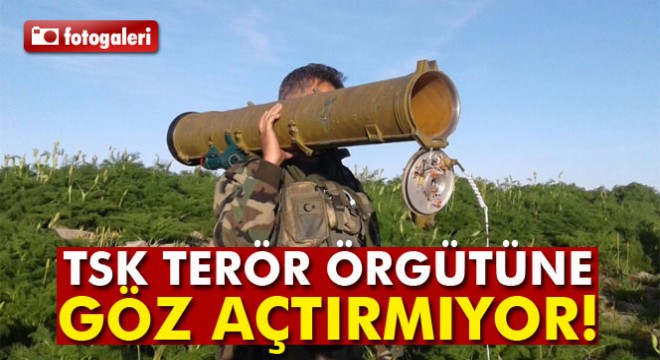 TSK terör örgütüne göz açtırmıyor